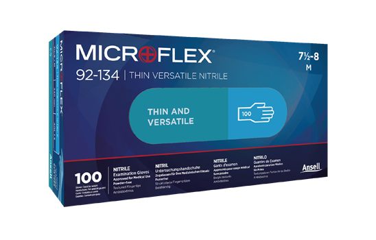 92-134 Ansell® Microflex® Nitrile Exam Gloves